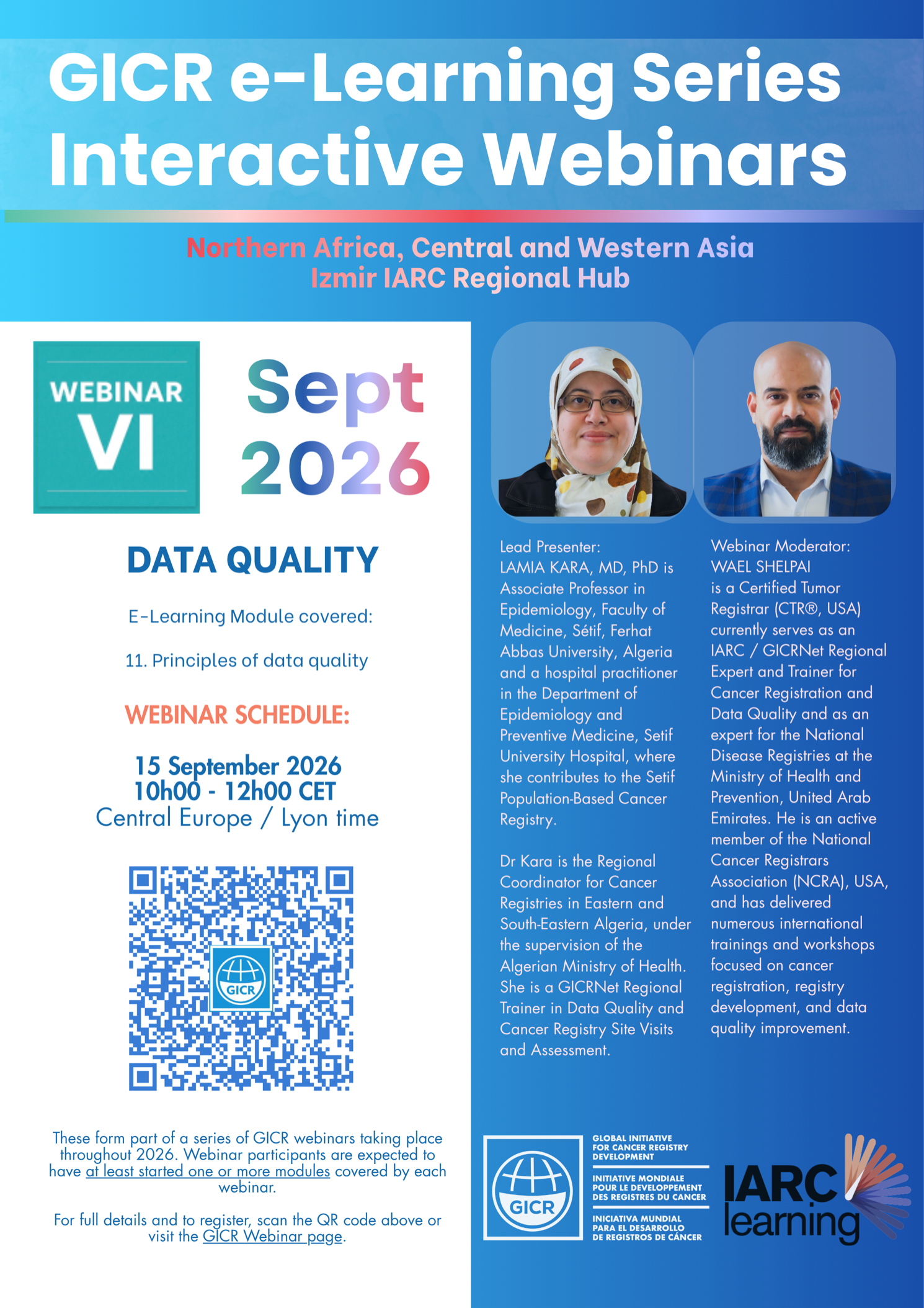 Registration open: GICR Interactive Webinar VI.